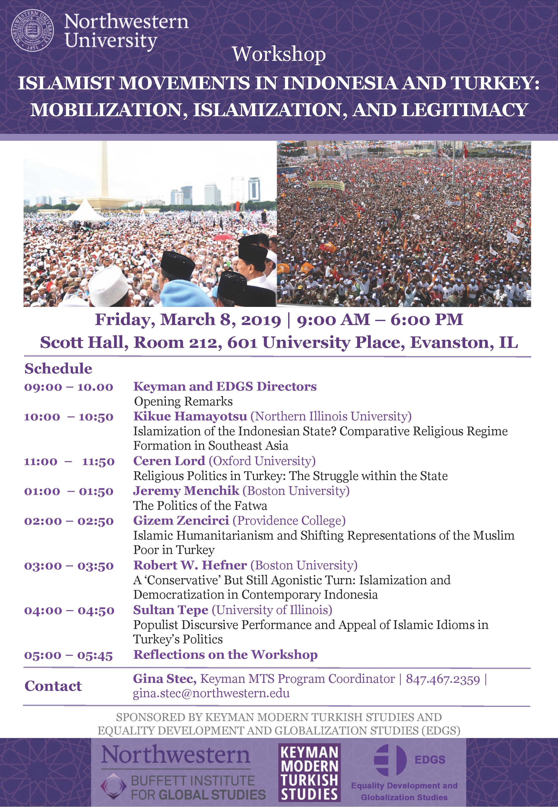 islamist movements workshop